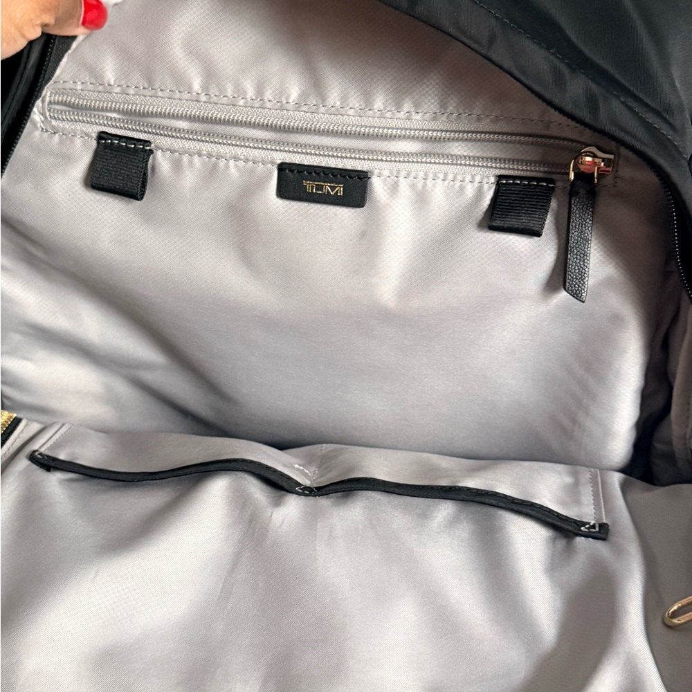 TUMI Montana Black Backpack with Gold Details - Picture 7 of 11